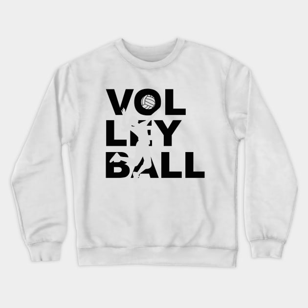 volleyball Crewneck Sweatshirt by heyitsad